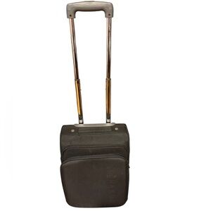 Small great quality Black Rolling Carry-On luggage - Telescopic Handle